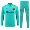 Barcelona Kit Criança Sweat de Treino Quarto-Zíper 23/24 Azul