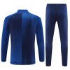 FC Barcelona Kit Homen Sweat de Treino Quarto-Zíper 23/24 Azul