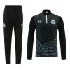 Newcastle United Kit Homen Sweat de Treino Quarto-Zíper 23/24 Preta