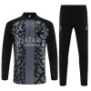 Paris Saint-Germain Kit Criança Sweat de Treino Quarto-Zíper 23/24 Preta