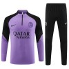 Paris Saint-Germain Kit Criança Sweat de Treino Quarto-Zíper 23/24 Roxo