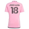 Camisola Inter Miami CF Jordi Alba Ramos 18 Homen Equipamento 1ª 24/25