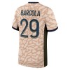 Camisola Paris Saint-Germain Bradley Barcola 29 Jordan Homen Equipamento 4ª 23/24