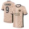 Camisola Paris Saint-Germain Goncalo Ramos 9 Jordan Homen Equipamento 4ª 23/24