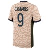 Camisola Paris Saint-Germain Goncalo Ramos 9 Jordan Homen Equipamento 4ª 23/24