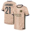 Camisola Paris Saint-Germain Lucas Hernandez 21 Jordan Homen Equipamento 4ª 23/24