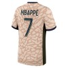 Camisola Paris Saint-Germain Mbappé 7 Jordan Homen Equipamento 4ª 23/24