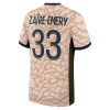 Camisola Paris Saint-Germain Zaire-Emery 33 Jordan Homen Equipamento 4ª 23/24