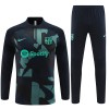 Barcelona Kit Criança Sweat de Treino Quarto-Zíper 23/24 Preta