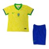 Camisola + Calções Brasil Criança Equipamento 1ª 2024