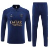 Paris Saint-Germain Kit Criança Sweat de Treino Quarto-Zíper 23/24 Navy