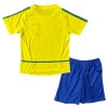 Camisola + Calções Brasil 2002-2003 Retro Criança Equipamento 1ª