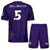 Camisola + Calções Real Madrid Bellingham 5 Criança Equipamento 4ª 23/24