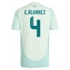 Camisola México Edson Alvarez 4 Homen Equipamento 2ª 2024