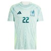 Camisola México Hirving Lozano 22 Homen Equipamento 2ª 2024