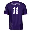 Camisola Real Madrid Rodrygo 11 Homen Equipamento 4ª 23/24