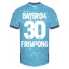 Camisola Bayer 04 Leverkusen Jeremie Frimpong 30 Homen Equipamento 3ª 23/24