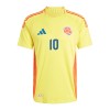 Camisola Colômbia James Rodriguez 10 Homen Equipamento 1ª 2024