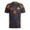 Camisola Colômbia James Rodriguez 10 Homen Equipamento 2ª 2024