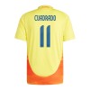 Camisola Colômbia Juan Cuadrado 11 Homen Equipamento 1ª 2024