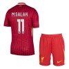 Camisola + Calções Liverpool M.Salah 11 Criança Equipamento 1ª 24/25