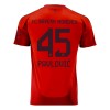 Camisola FC Bayern de Munique Aleksandar Pavlovic 45 Homen Equipamento 1ª 24/25