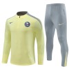 Club América Criança Sweat de Treino Quarto-Zíper 24/25 Amarela