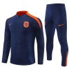 Holanda Criança Sweat de Treino Quarto-Zíper 24/25 Navy