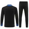 Inter Milan Homen Sweat de Treino Quarto-Zíper 24/25 Preta