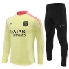 Paris Saint-Germain Criança Sweat de Treino Quarto-Zíper 24/25 Amarela