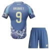 Camisola + Calções Ajax Amsterdam Brian Brobbey 9 Criança Equipamento 2ª 24/25