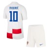 Camisola + Calções Croácia Modrić 10 Criança Equipamento 1ª Euro 2024