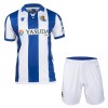 Camisola + Calções Real Sociedad Criança Equipamento 1ª 24/25