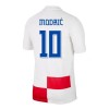 Camisola Croácia Modrić 10 Homen Equipamento 1ª Euro 2024