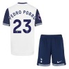 Camisola + Calções Tottenham Hotspur Pedro Porro 23 Criança Equipamento 1ª 24/25