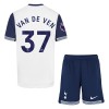 Camisola + Calções Tottenham Hotspur Van De Ven 37 Criança Equipamento 1ª 24/25