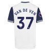 Camisola + Calções Tottenham Hotspur Van De Ven 37 Criança Equipamento 1ª 24/25