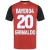 Camisola Bayer 04 Leverkusen Alejandro Grimaldo 20 Homen Equipamento 1ª 24/25