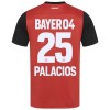 Camisola Bayer 04 Leverkusen Exequiel Palacios 25 Homen Equipamento 1ª 24/25