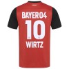 Camisola Bayer 04 Leverkusen Florian Wirtz 10 Homen Equipamento 1ª 24/25