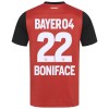 Camisola Bayer 04 Leverkusen Victor Boniface 22 Homen Equipamento 1ª 24/25