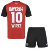 Camisola + Calções Bayer 04 Leverkusen Florian Wirtz 10 Criança Equipamento 1ª 24/25