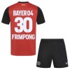 Camisola + Calções Bayer 04 Leverkusen Jeremie Frimpong 30 Criança Equipamento 1ª 24/25