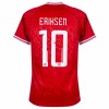 Camisola Dinamarca Eriksen 10 Homen Equipamento 1ª Euro 2024