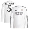 Camisola Real Madrid Bellingham 5 Manga Comprida Homen Equipamento 1ª 24/25