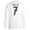 Camisola Real Madrid Vini JR 7 Manga Comprida Homen Equipamento 1ª 24/25