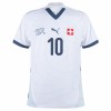 Camisola Suíça Xhaka 10 Homen Equipamento 2ª Euro 2024