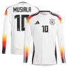 Camisola Alemanha Musiala 10 Manga Comprida Homen Equipamento 1ª Euro 2024