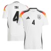 Camisola Alemanha Tah 4 Homen Equipamento 1ª Euro 2024