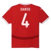 Camisola Áustria Kevin Danso 4 Homen Equipamento 1ª Euro 2024